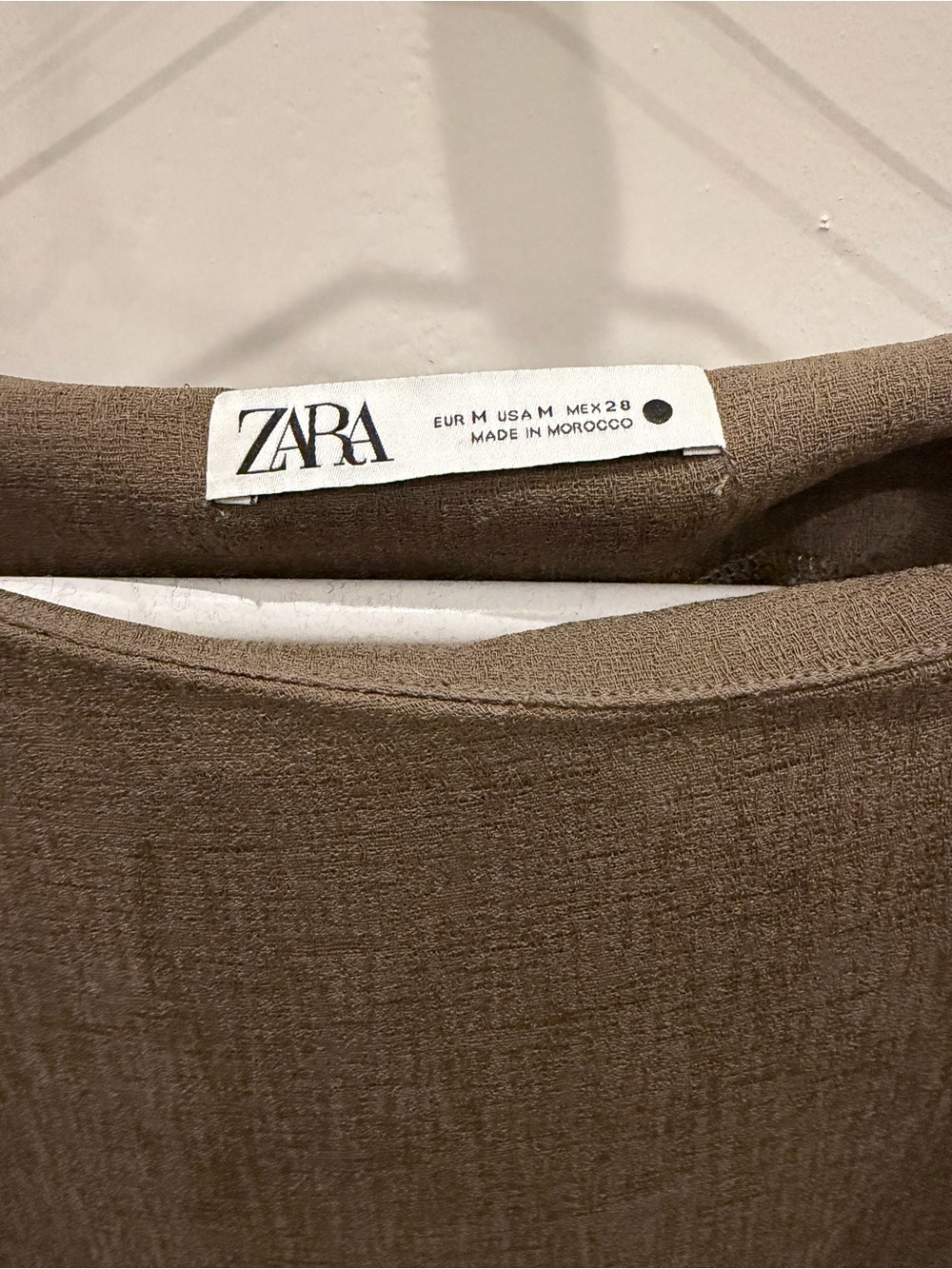 Zara Olive Green Maxi Dress with Side Drape - Picture 5 of 5
